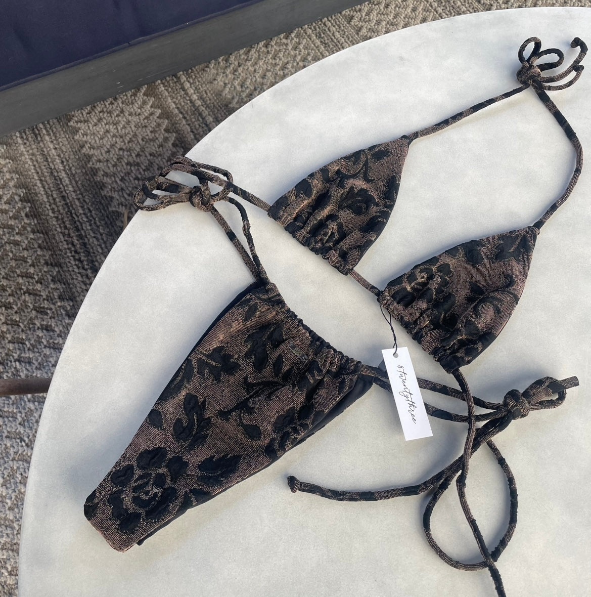 ♲ “Golden Hour” Bikini Set (M)