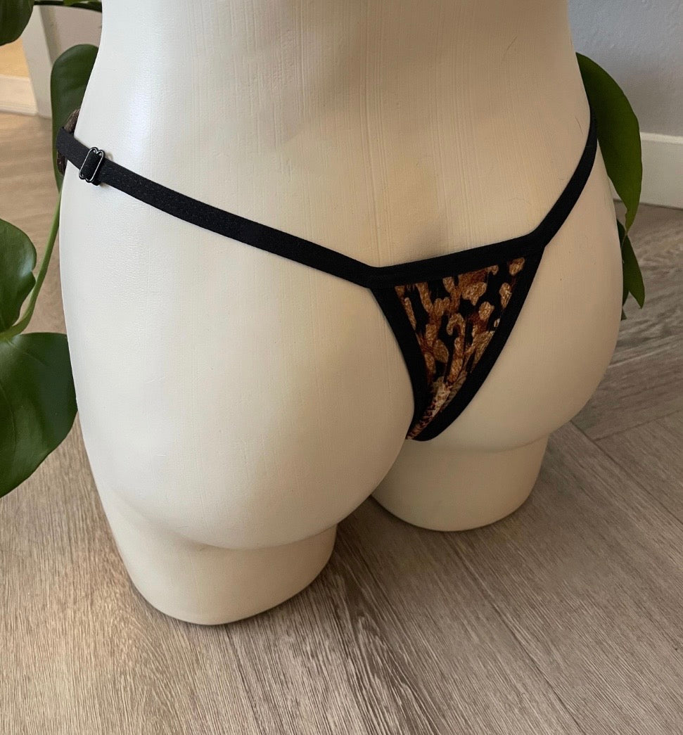 “Tigers Eye” Micro Bikini Set (S)