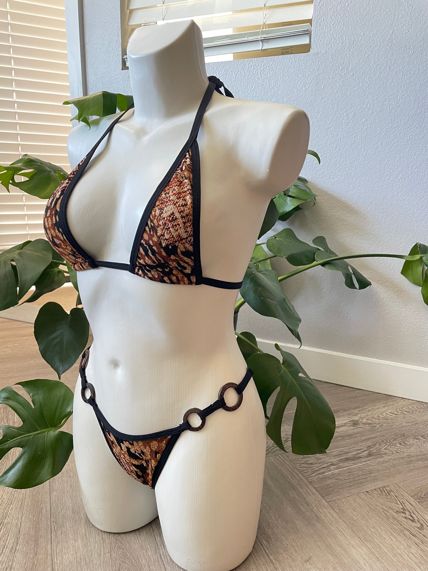 “Tigers Eye” Micro Bikini Set (S)