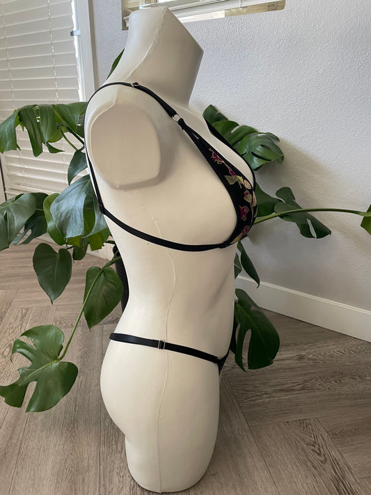 ♲ “Olive & Honey” Micro Bikini Set (S-M)