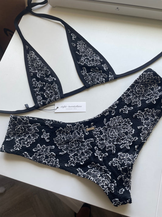 “Midnight in Venice” Cheeky Boyshort Bikini Set (LIMITED SETS)