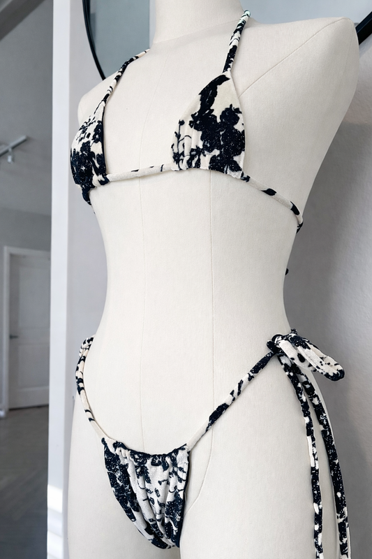 ♲ “Somewhere in Rome” 3 Piece Bikini Set (S)