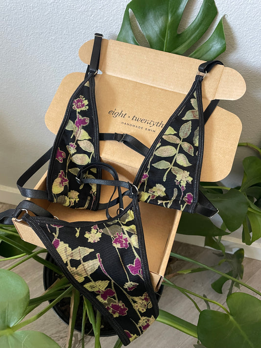 “Olive & Honey” Micro Bikini Set (S-M)