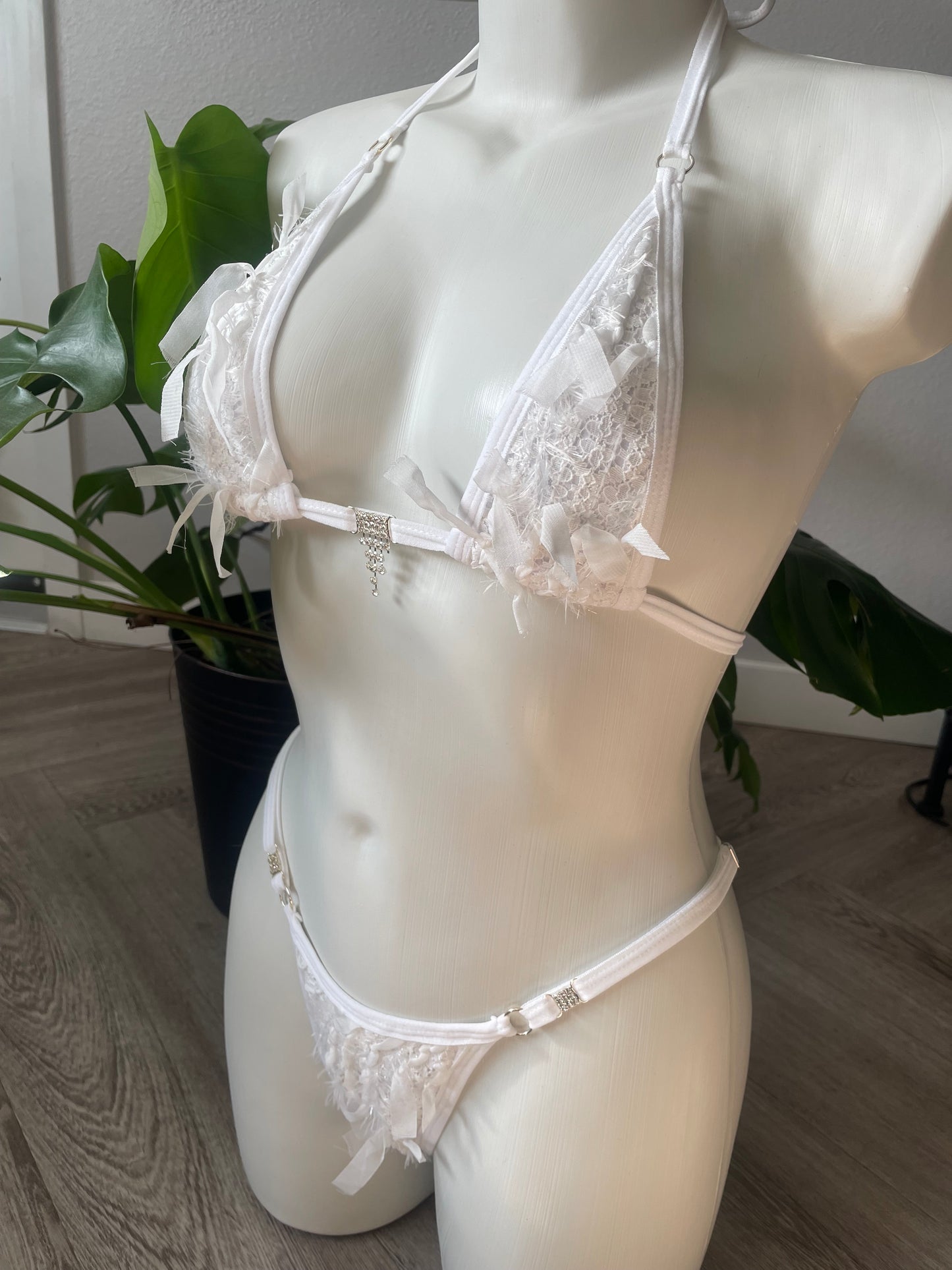 “Heaven Sent” Micro Tri Bikini Set (S-M)