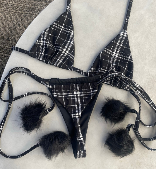 ♲ “Black Lodge” Bikini Set (L)