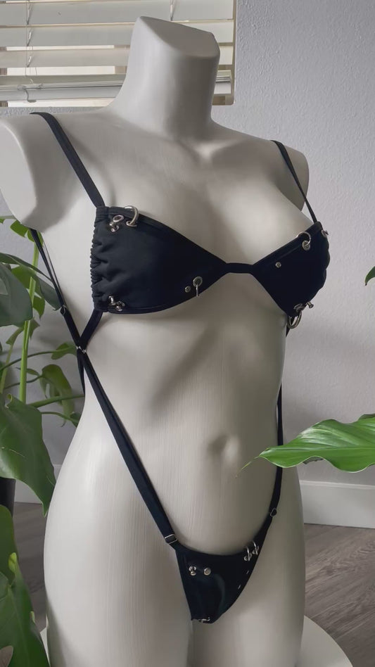 Goth Baddie Slingshot Bikini - PRE ORDER